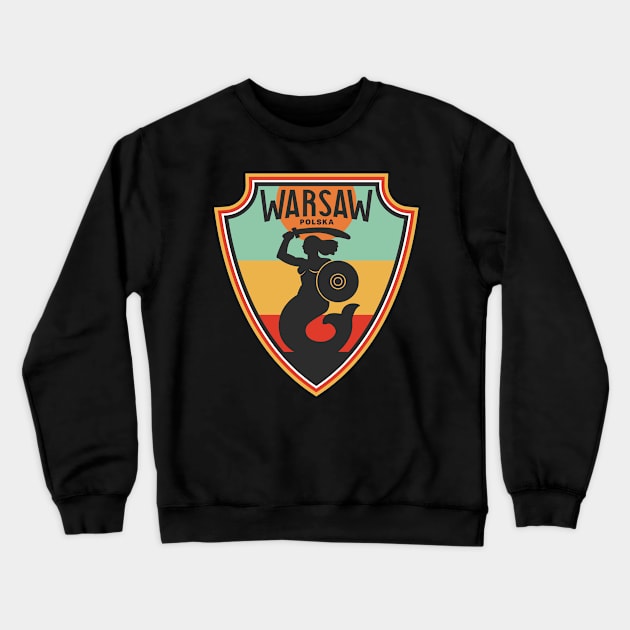 Warsaw Poland Crewneck Sweatshirt by deadright